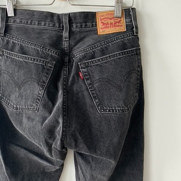 Levi's 501 Faded Black Jeans - Picture 4 of 5